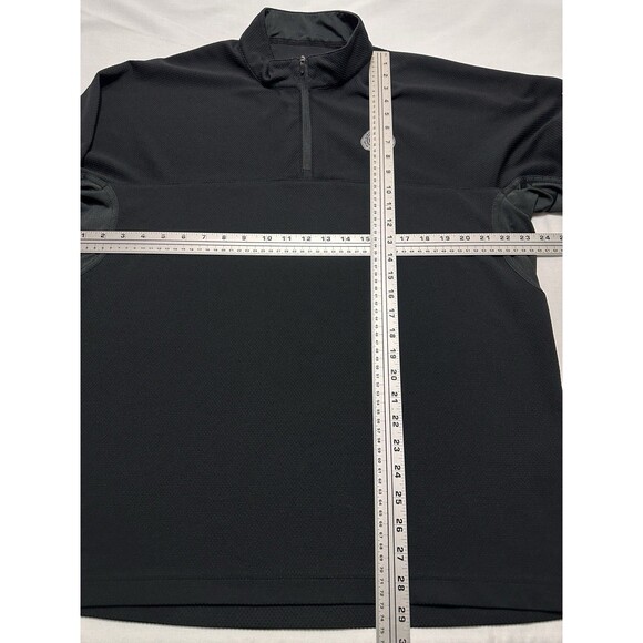 PGA Indiana Section Sun Mountain OuterWear Mens XL  1/4 Zip Golf Pullover Black - Picture 7 of 11